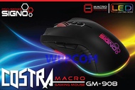 SIGNO COSTRA Macro Gaming Mouse รุ่น GM-908 เม้าส์มาโคร