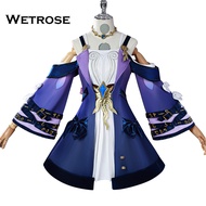 Wetrose Game Cyrene Cosplay Costume Wigs Woman Cyrene Dress Uniform Set Halloween Carnival Party Pla