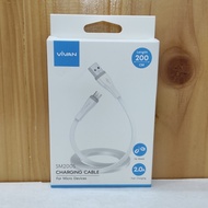 VIVAN Kabel data Micro USB 200cm white 2.0A