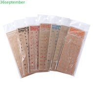 SEPTEMBER Keyboard Letter Sticker Transparent Notebook Russian Film Hebrew Korean Dust Protection La