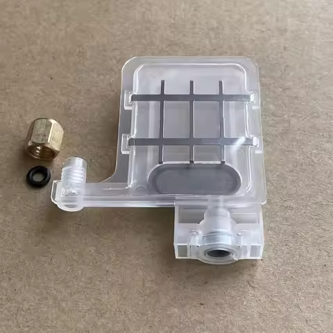 DX5 DX6 XP600 Solvent Ink Damper Cabezale Damper with connector screw nuts for Epson Mimaki Mutoh In