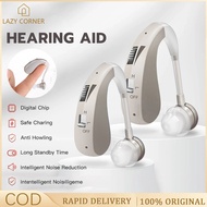 Hearing Aid Behind the Ear Adjustable Tone Sound Amplifier USB Rechargeable Hearing Aids Invisible B