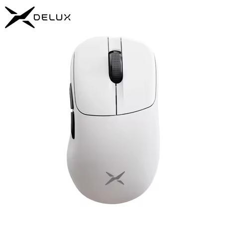 Delux M500 PRO Wireless Gaming Mouse PAW3395 Lightweight Ergonomic Mice RGB Charging Dock 26000DPI 8