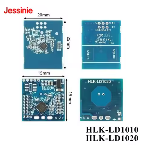 2PCS HLK-LD1010 HLK-LD1020 10GHZ Intelligent Human Microwave Radar Sensing Modul LD1010/1020 Smart M