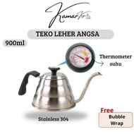 One Two Cups Gooseneck Pour Over Kettle Thermometer 900ml HT