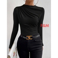 TOP (501) WOMEN'S SPANDEX LONG-SLEEVED TOP