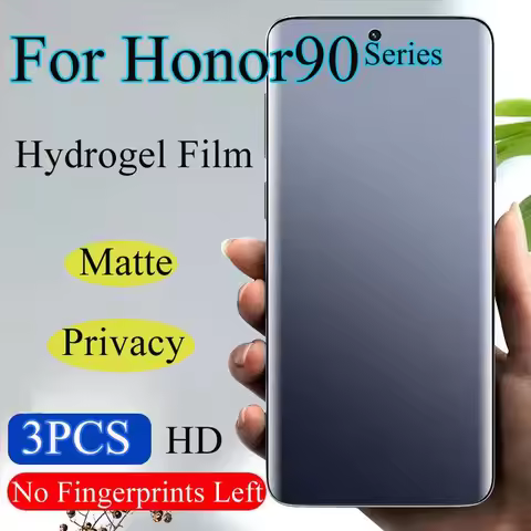 Honor90 Matte Screen Protector For Honor 90 Pro Privacy Hydrogel Film Honor90Pro Soft HD Anti-Peepin