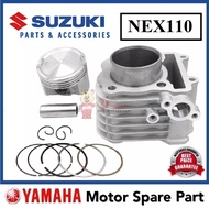 SUZUKI NEX110 CYLINDER BLOCK SET 0 BLOK STANDARD STD PISTON PIN CLIP NEX-110 NEX 110 SUZUKI