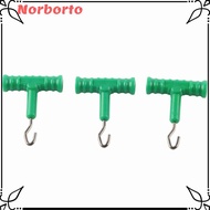 NORBORTO 10 Pcs Fishing Baiting Rig Tool, T Shape Handle ABS Hook Fishing Baiting Rig Tool, Durable 