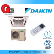 DAIKIN (R410A)(READY STOCK+FAST SHIPPING)2.5HP CAEILING CASSETTE AIR COND FCN25/RN25C-5CK