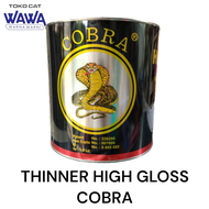 Thinner Cobra hitam pengencer cat duco cat pu clear gloss daya kilap tinggi galon/kaleng