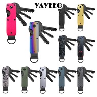 YAYEEO Key Organizer, with Screwdriver Holds 2-6 Keys Key  Holder, Smart Metal Minimalist Keys Fob f