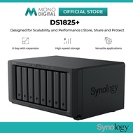 SYNOLOGY DS1825+ NAS DISKSTATION 8 BAYS WITH 2 BUILT-IN 2.5GbE PORTS - DATA BACKUP HOME CLOUD NAS ST