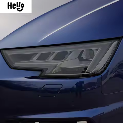 For Audi A4 S4 RS4 B8 B9 8K 8W 2012-On Car Headlight Protective Film Smoked Black Tint Wrap Vinyl Tr