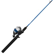 Zebco Salt Fisher 33 Spincast Reel and Fishing Rod Combo, 6-Foot 6-Inch 2-Piece Medium-Heavy Power, 