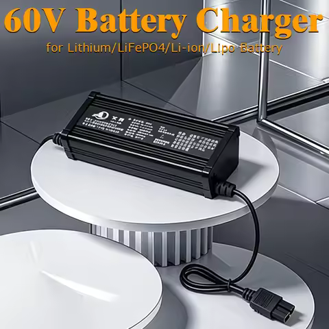 60V Lithium Battery Charger 5A 8A 10A 12A 15A High Power 16S 67.2V 17S 71.4V 75.5V 69.4V 73V Fast Ch
