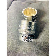 MATA Short Socket Wrench Eye 32 mm 12 PT Tekiro Truck Bus Socket Eye 12 32mm