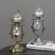 Creative Metal Crafts Antique Hourglass15/30Minute Timer Home Decorative Ornament Gift