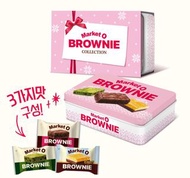 韓國Market O 經典布朗尼 鐵盒送禮裝12包 / 盒