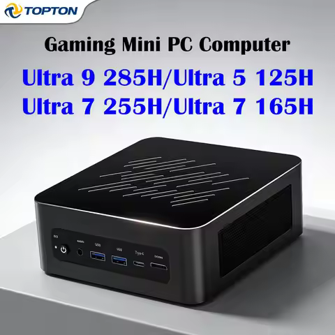 D12 Pro Gaming Mini PC Intel Ultra 9 285H 7 255H 165H 5 125H OCuLink USB4 2x2.5G LAN 2xNVMe Desktop 