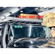 Toyota fj80 lc80 fj100 lc100 fj land cruiser 2007 - roof top rack rail barrier carrier cargo bar ste