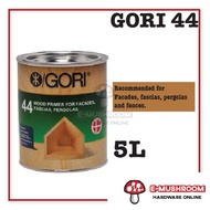 GORI 44 5L - Wood Primer for Facades, Fascias, Pergolas (Sealer, 1st coat, especially new raw timber