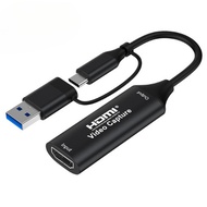 4K HDMI to Type‑C Video Capture Card USB2.0 HD Game Video Capture Adapter