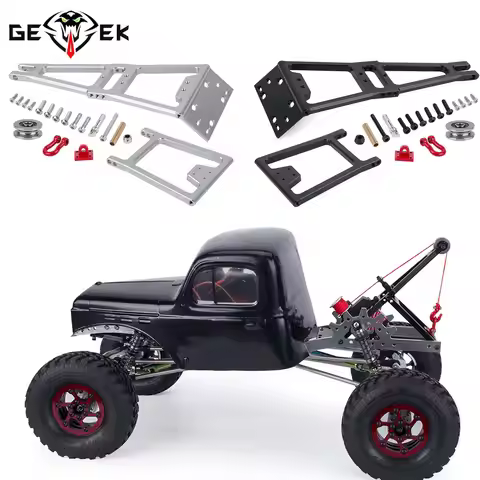 RC Winch/Serve Rescue Truck Tow Truck Crane Arm Wrecker DIY Tool 1/10 Crawler Car Axial SCX10 D90 TR