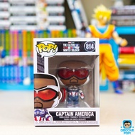 Genuine Funko Pop Marvel Figure: Falcon and The Winter Soldier - Captain America (Sam Wilson) 814