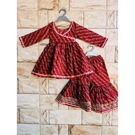 Girls Designer Dress Sharara Kurti set / Kids Dress set - Indian Ethnic - Ready Stock