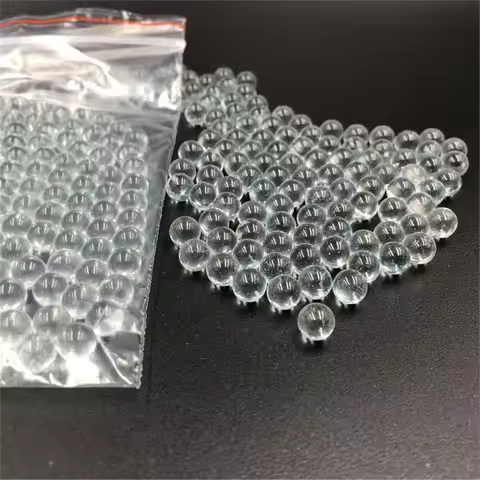 200pcs 6mm Pinball Glass Ball Use for shooting Extra Hyaline Glass BB Bullets Ball Circular Particle