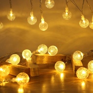 Fairy Lights led Globe String Lights Battery Operated& US plug ,Water Proof 4.9ft 10 LED / 10ft 20 L