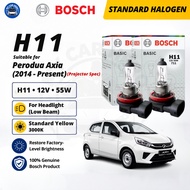 BOSCH Eco H11 Halogen Low Beam Headlamp Bulb 12V 55W H11 Bulb Perodua Axia SE & Advance Spec Project