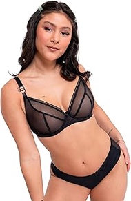 Women's Lifestyle Plunge Bra - black - 30E