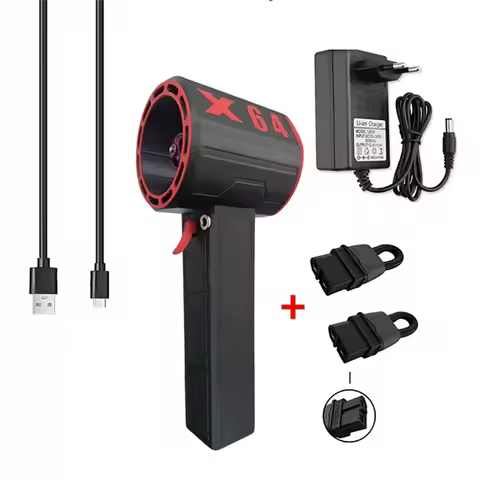 1000W X64 Violent Blower Handheld Turbo Jet Fan 64mm Brushless Powerful 1400G Thrust Highpower Duct 