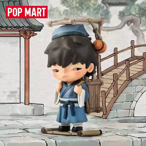 POP MART Matchless POP MART 14th Anniversary Series Blind Box Guess Bag Toys Cute Hirono Skullpanda 