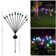 Nhà WI Raya Đèn LED Năng Lượng Mặt Trời Ánh Sáng Đom Đóm Trang Trí Vườn Ngoài Trời Đèn Cảnh Quan Phá