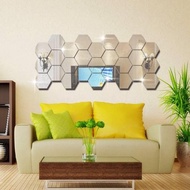{JMB.10De22} 7pcs Decoration Wall Sticker Shine Shine Equivalent Mirror Directly Wall Mount Adhesive