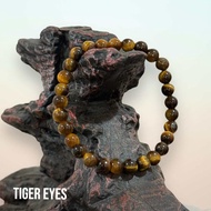 กำไลข้อมือหินแท้ Tiger eyes 6 มม