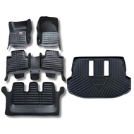 Toyota Fortuner 2005-2025 - Deep Dish and Trunk Tray Car Matting (Combo set), Car accessories