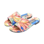 tion AVEC MODERATION Sandals pink Women Flower pattern yellow blue 21.5cm