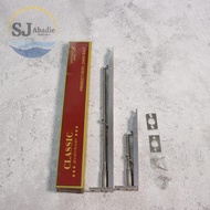 (1 SET) CLASSIC Stainless Steel Recessed Door Latch 12 + 6 Inch | SJ ABADIE |