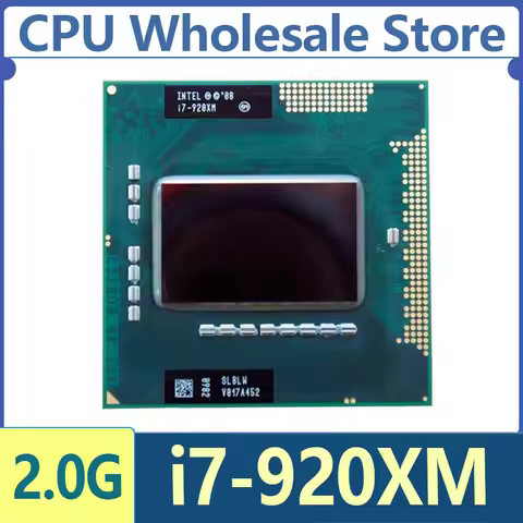Intel Core i7 920XM i7-920XM SLBLW Processor Extreme Edition 8M 2.00GHz-3.20GHz 55W Socket G1 Laptop