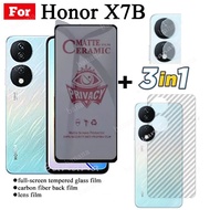 3 IN 1 Huawei Honor X7b Anti-Spy Privacy Ceramic film For Honor X7a X8a X6a X8b Screen Protector and