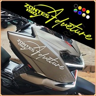Zontes 150X Adventure Front Fender Decal for ZT 150X Motorcycle Customization Vinyl Decal