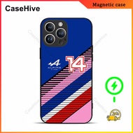 F1 BWT Alpine Fernando Alonso Phone Case for iPhone 17 Pro Max / iPhone 16 Pro Max / 15 Pro Max / 13