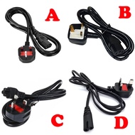 3pin UK Power Cord Cable - 13A 250V AC Switching With Fuse / Kabel Kord