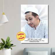 Wooden Poster Photo Frame Al-Habib Husein bin Ja'far Al Hadar, S.FiLL, M.Ag. Wall Decoration Walldec