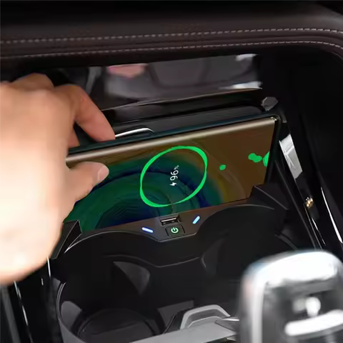 M63K-Car Wireless Charger For BMW X1 X2 2020-2021 F39 F48 F49 Mobile Phone Fast Charging Holder Acce