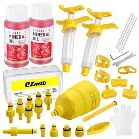 Brake Bleed Kit for Shimano Hydraulic Brakes, Brake Fluid Change Hydraulic Kits, Including 1-3Pcs 60